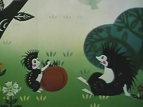 动画片刺猬背西瓜